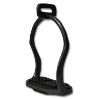 Étrier Waldhausen en aluminium Island Noir Étrier Waldhausen en aluminium Island Noir