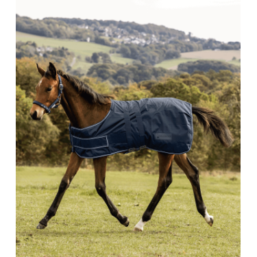 Couverture de pluie Waldhausen Comfort poulain Bleu nocturne