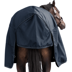 Couverture d’extérieur Waldhausen Nordic High Neck 200 g Bleu nocturne Couverture d’extérieur Waldhausen Nordic High Neck 200 g Bleu nocturne