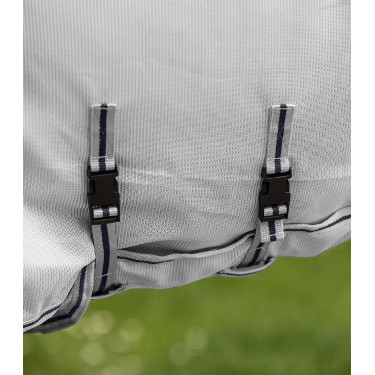 Couverture anti-mouches et anti-eczéma Waldhausen Protect Gris argent / gris Couverture anti-mouches et anti-eczéma Waldhausen Protect Gris argent / gris