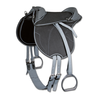 Bardette d’équitation Waldhausen enfant Noir / gris