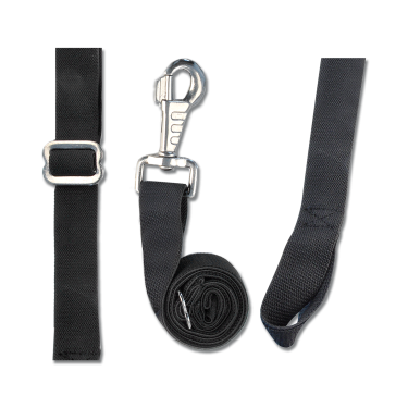 Courroies de cuisse Waldhausen élastiques réglables Noir