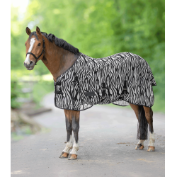 Chemise anti-mouches Waldhausen Zebra Noir / blanc