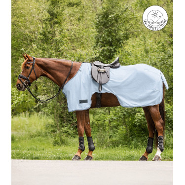 Chemise anti-mouche Waldhausen Protect Bleu clair / bleu nocturne
