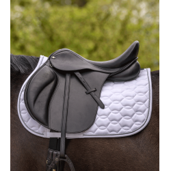 Tapis de selle Waldhausen Ancona Blanc / argent