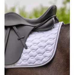 Tapis de selle Waldhausen Ancona Blanc / argent