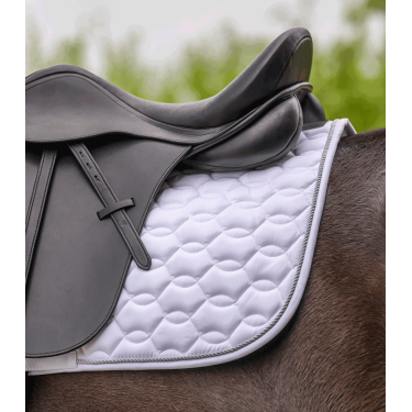 Tapis de selle Waldhausen Ancona Blanc / argent