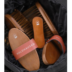 Brosse équitation douce Waldhausen pour poussière