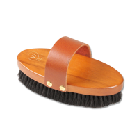 Brosse de pansage Waldhausen HardWood poils naturels Nature Beige