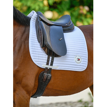 Tapis de dressage Tommy Hilfiger Equestrian Upstate Blanc optique Tapis de dressage Tommy Hilfiger Equestrian Upstate Blanc optique