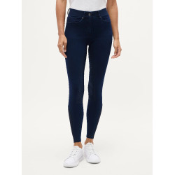 Pantalon d’équitation femme en jean TH Equestrian Hope