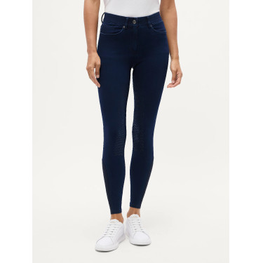 Pantalon d’équitation femme en jean TH Equestrian Hope