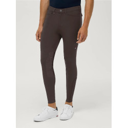 Pantalon d’équitation Tommy Hilfiger Equestrian Stanton grip genoux homme Cacao Marron