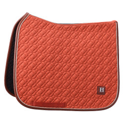 Tapis de selle HV Polo Luxi Dressage Pumpkin Orange