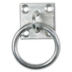 Anneau d’Attache sur Plaque Waldhausen Gris