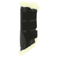 Guêtres fermées Norton mouton synthétique Noir / écru