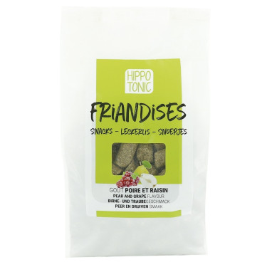Bonbons pour chevaux goût poire et raisin Hippotonic Bonbons pour chevaux goût poire et raisin Hippotonic