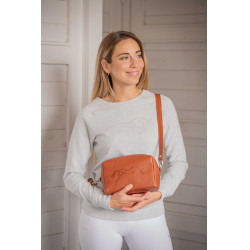 Sac à main d'équitation Pénélope Laly en cuir gold Sac à main d'équitation Pénélope Laly en cuir gold