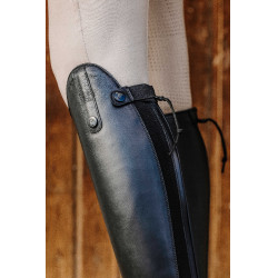 Bottes cuir à lacets Equithème Noir