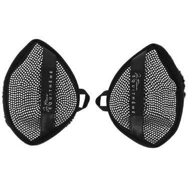 Cache oreilles Je t'aime Equithème Noir / strass Cache oreilles Je t'aime Equithème Noir / strass