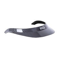 Visière pour casque Naca carbone taille M Bleu brillant / argenté