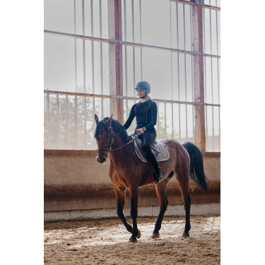 Pantalon d'équitation legging Equithème avec fond silicone