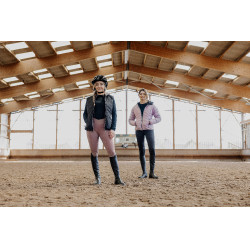 Pantalon d'équitation legging Equithème avec fond silicone