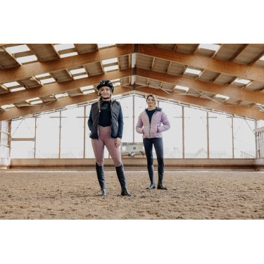 Pantalon d'équitation legging Equithème avec fond silicone