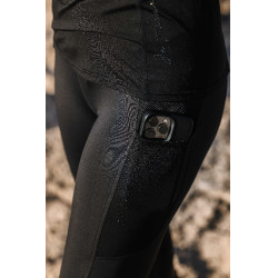 Pantalon d'équitation legging Equithème avec fond silicone