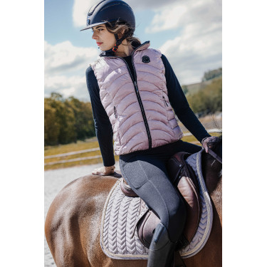 Pantalon d'équitation legging Equithème avec fond silicone