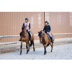 Pantalon d'équitation legging Equithème avec fond silicone