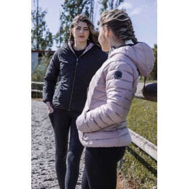 Pantalon d'équitation legging Equithème avec fond silicone