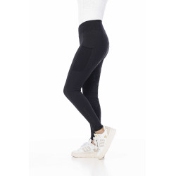 Pantalon d'équitation legging Equithème avec fond silicone