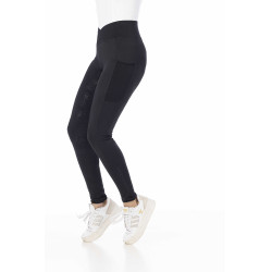 Pantalon d'équitation legging Equithème avec fond silicone