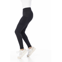 Pantalon d'équitation legging Equithème avec fond silicone