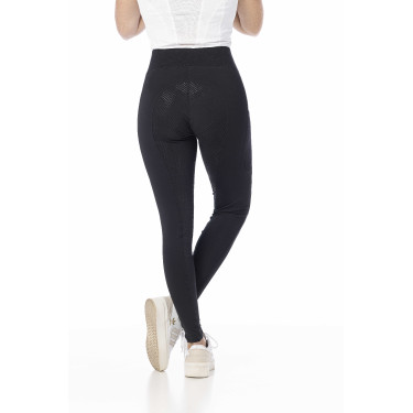 Pantalon d'équitation legging Equithème avec fond silicone