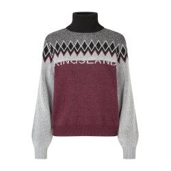 Pull tricoté à col roulé femme Kingsland KLMontez