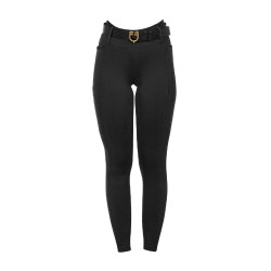 Legging fille taille haute full grip avec passants Equestro