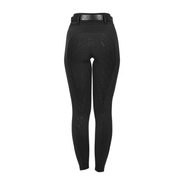 Legging fille taille haute full grip avec passants Equestro