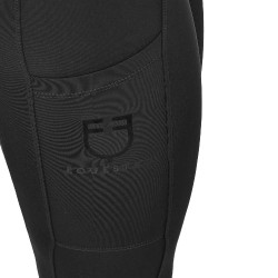 Legging fille taille haute full grip avec passants Equestro