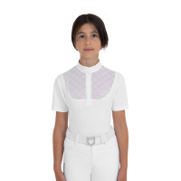 Polo de concours fille avec tulle Equestro