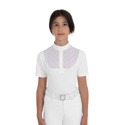 Polo de concours fille avec tulle Equestro