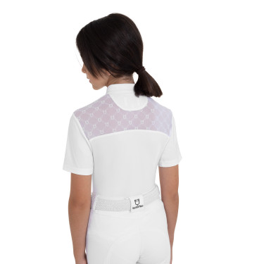 Polo de concours fille avec tulle Equestro
