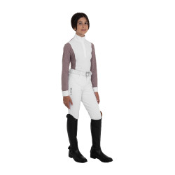Polo de concours fille perforée Equestro