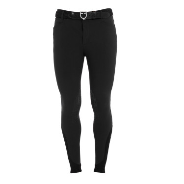 Pantalon homme slim fit avec grip au genou Equestro Pantalon homme slim fit avec grip au genou Equestro