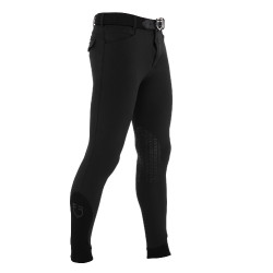 Pantalon homme slim fit avec grip au genou Equestro Pantalon homme slim fit avec grip au genou Equestro