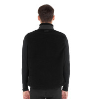 Veste sans manches homme en polaire teddy poche frontale Equestro