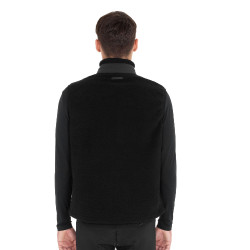 Veste sans manches homme en polaire teddy poche frontale Equestro Veste sans manches homme en polaire teddy poche frontale Equestro
