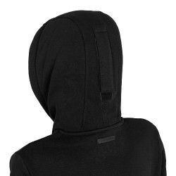 Sweatshirt à capuche zippée femme Equestro Noir / noir