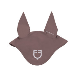 Bonnet en tissu technique avec logo contrasté Equestro Antler / violet feutré Bonnet en tissu technique avec logo contrasté Equestro Antler / violet feutré